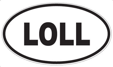 LOLL - Oval Magnet