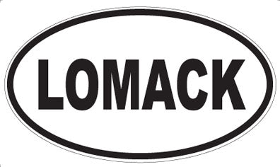 LOMACK - Oval Sticker