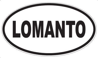 LOMANTO - Oval Magnet