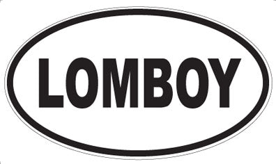 LOMBOY - Oval Magnet