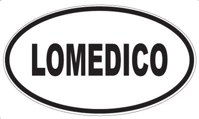 LOMEDICO - Oval Sticker