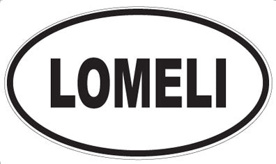 LOMELI - Oval Magnet
