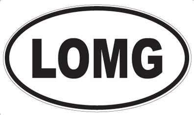 LOMG - Oval Sticker