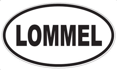 LOMMEL - Oval Sticker