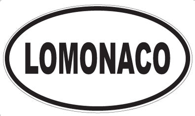 LOMONACO - Oval Sticker