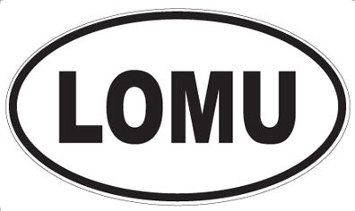 LOMU - Oval Sticker