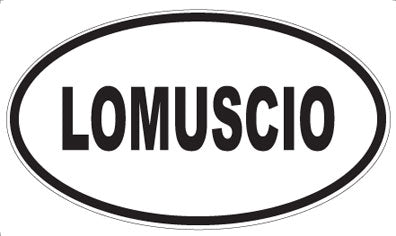 LOMUSCIO - Oval Sticker