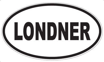LONDNER - Oval Magnet