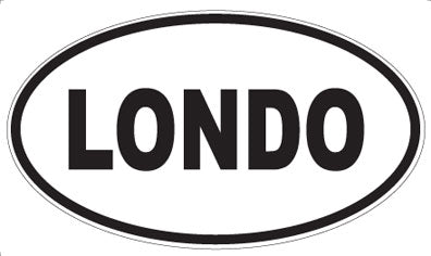 LONDO - Oval Magnet