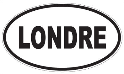 LONDRE - Oval Magnet
