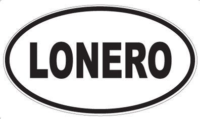 LONERO - Oval Magnet