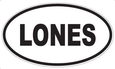 LONES - Oval Magnet