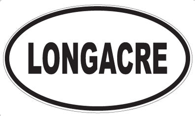 LONGACRE - Oval Sticker