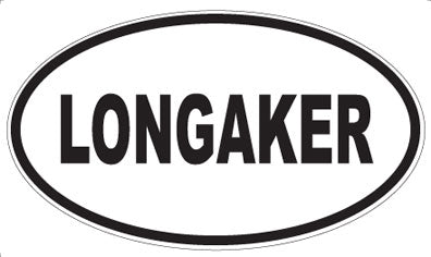LONGAKER - Oval Magnet