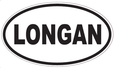 LONGAN - Oval Sticker