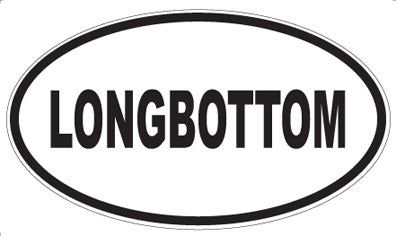 LONGBOTTOM - Oval Sticker