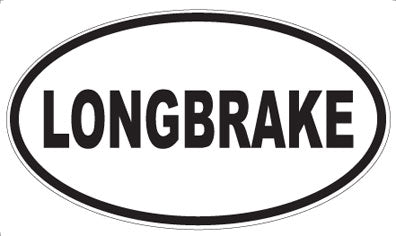 LONGBRAKE - Oval Magnet
