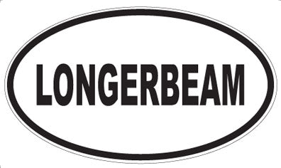 LONGERBEAM - Oval Sticker