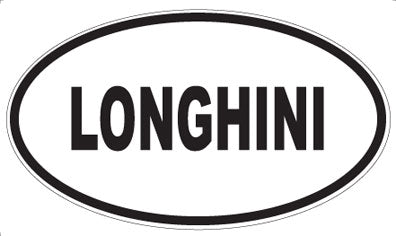 LONGHINI - Oval Sticker