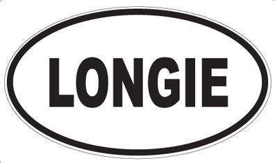 LONGIE - Oval Magnet