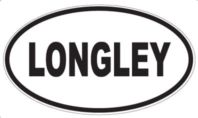 LONGLEY - Oval Sticker