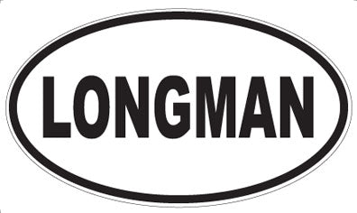 LONGMAN - Oval Sticker