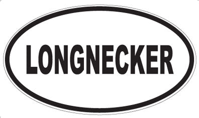 LONGNECKER - Oval Magnet
