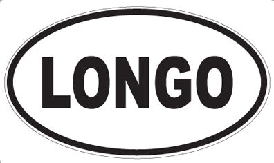 LONGO - Oval Magnet