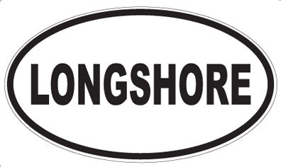 LONGSHORE - Oval Sticker
