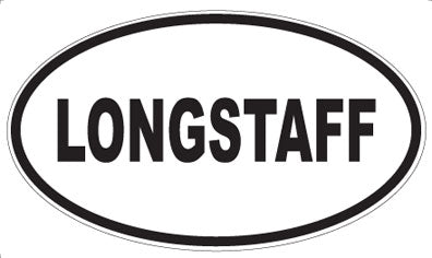 LONGSTAFF - Oval Sticker