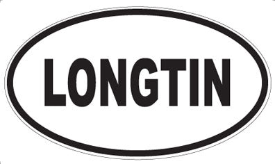 LONGTIN - Oval Sticker