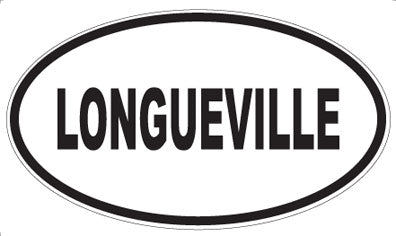 LONGUEVILLE - Oval Magnet