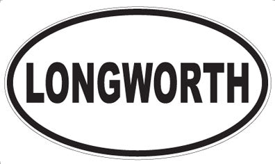 LONGWORTH - Oval Sticker