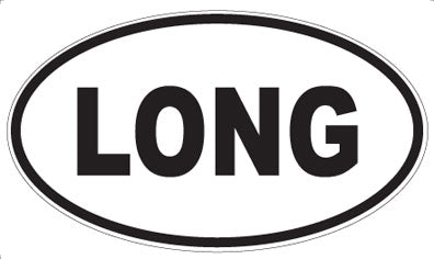 LONG - Oval Magnet