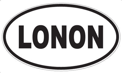 LONON - Oval Sticker
