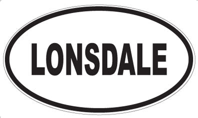 LONSDALE - Oval Magnet