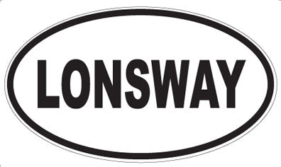 LONSWAY - Oval Sticker