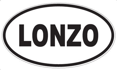 LONZO - Oval Sticker