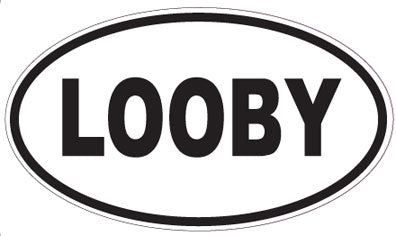 LOOBY - Oval Magnet