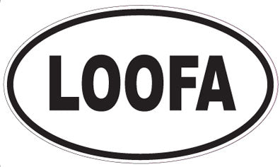 LOOFA - Oval Sticker