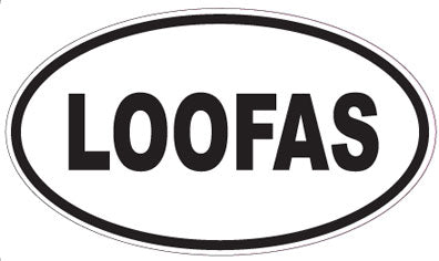 LOOFAS - Oval Sticker