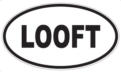LOOFT - Oval Sticker