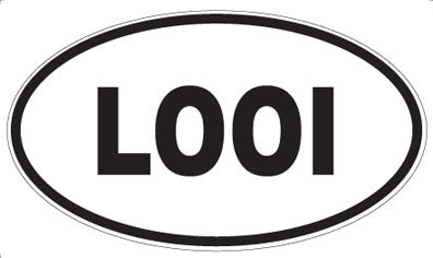 LOOI - Oval Sticker