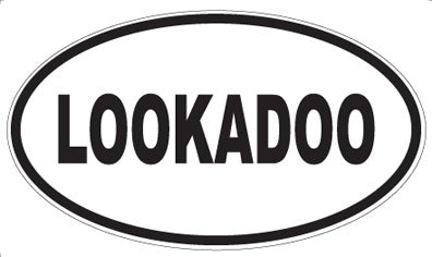 LOOKADOO - Oval Magnet