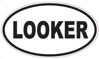LOOKER - Oval Sticker