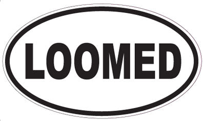 LOOMED - Oval Sticker