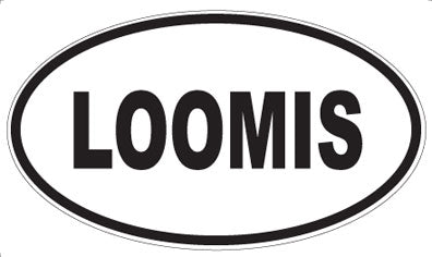 LOOMIS - Oval Sticker