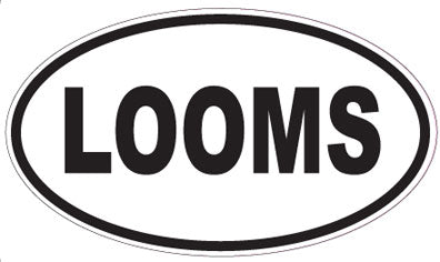 LOOMS - Oval Sticker