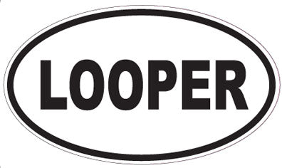 LOOPER - Oval Sticker