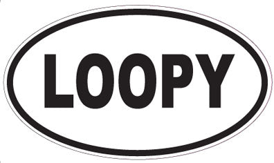 LOOPY - Oval Magnet